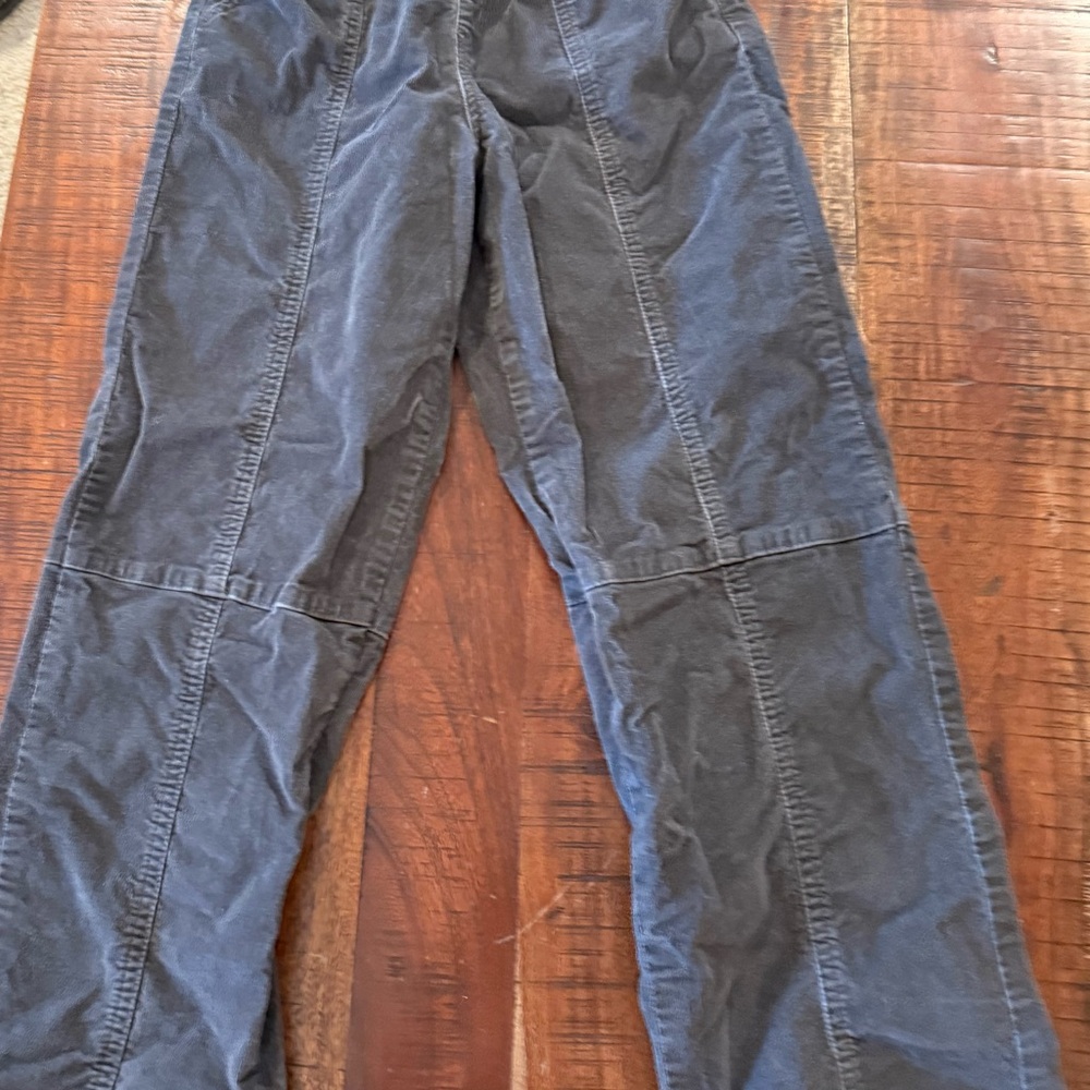 No Boundaries  Dark Gray Corduroy Panel Pants